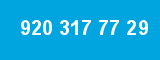 920 317 77 29 920 317 77 29